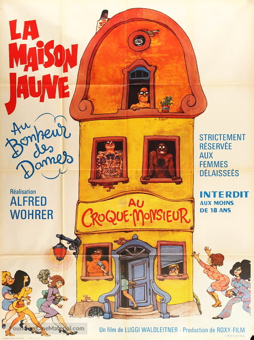 Das gelbe Haus am Pinnasberg - French Movie Poster