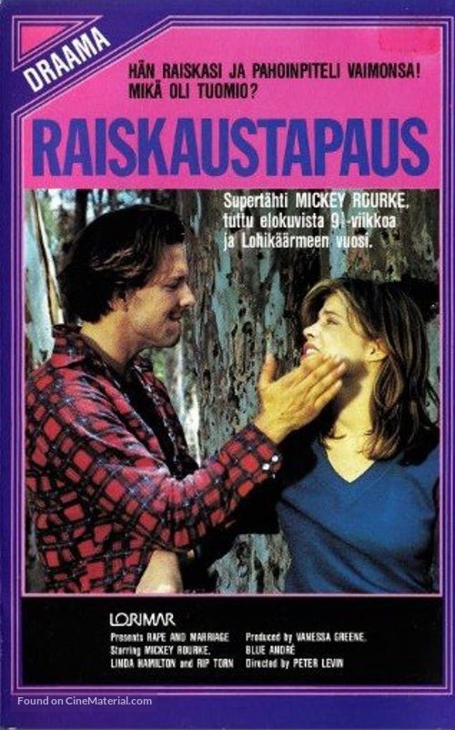 Rape and Marriage: The Rideout Case - Finnish Movie Poster