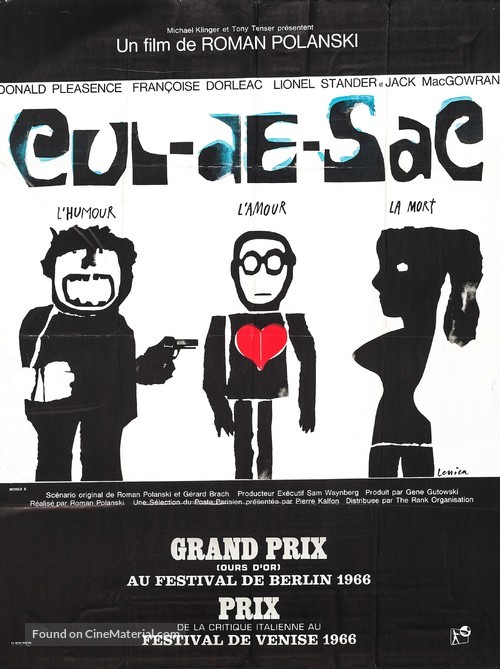 Cul-de-sac - French Movie Poster