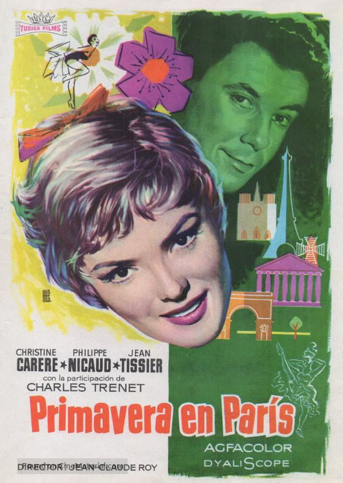 Printemps &agrave; Paris - Spanish Movie Poster