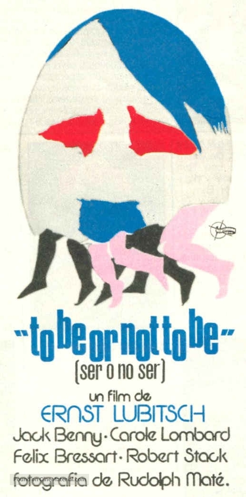 To Be or Not to Be - Spanish Movie Poster
