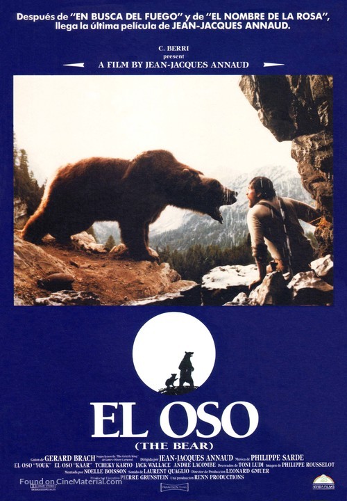 L&#039;ours - Spanish Movie Poster