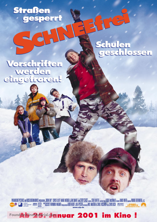 Snow Day - German Movie Poster