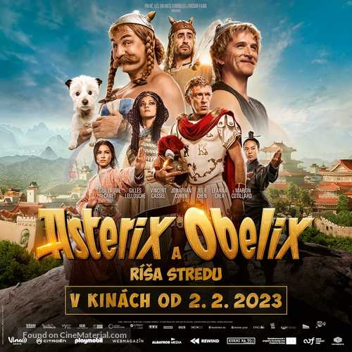 Ast&eacute;rix &amp; Ob&eacute;lix: L&#039;Empire du Milieu - Slovak Movie Poster
