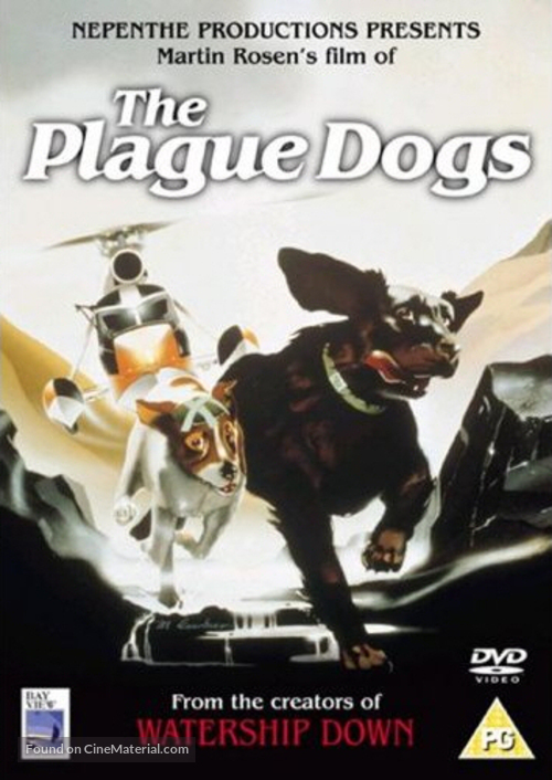 The Plague Dogs - British DVD movie cover