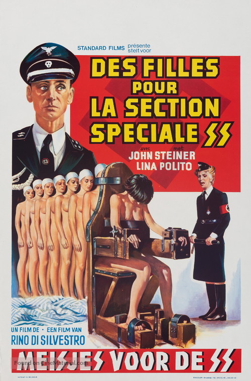 Le deportate della sezione speciale SS - Belgian Movie Poster