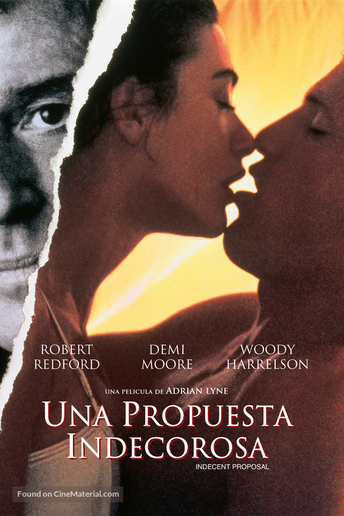 Indecent Proposal - Argentinian DVD movie cover