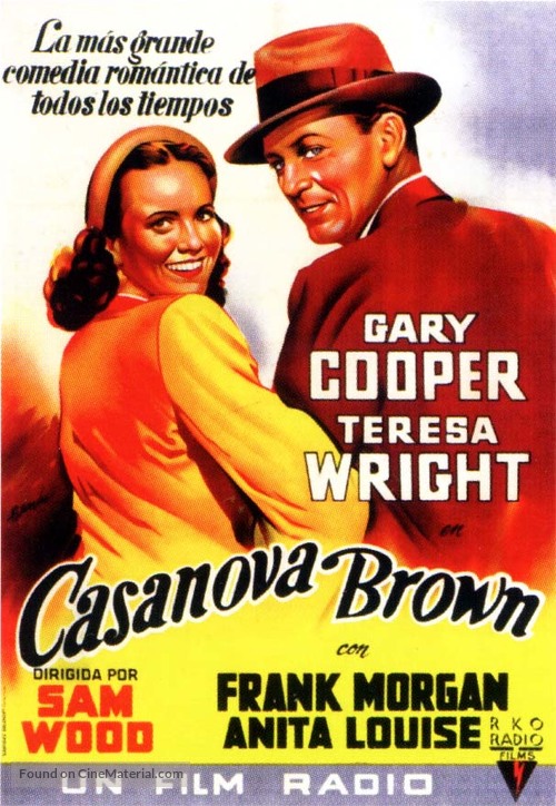 Casanova Brown - Spanish Movie Poster