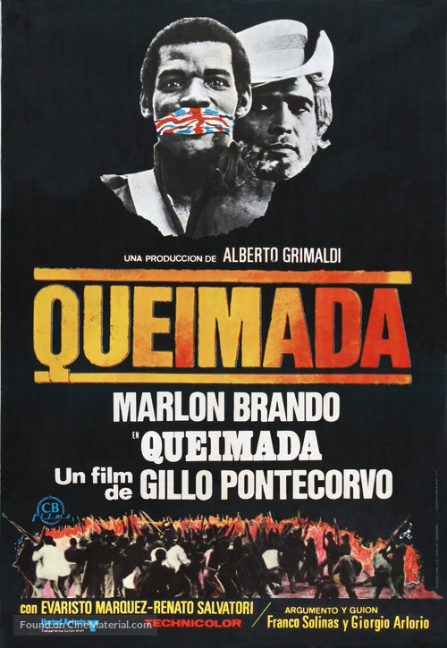 Queimada - Spanish Movie Poster