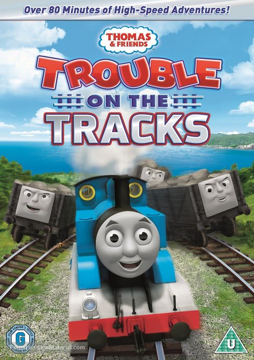 Thomas &amp; Friends: Trouble on the Tracks - British DVD movie cover