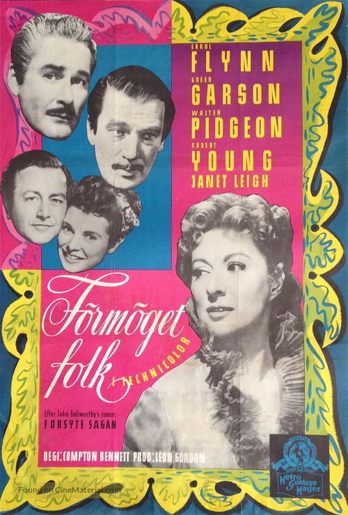 That Forsyte Woman - Swedish Movie Poster