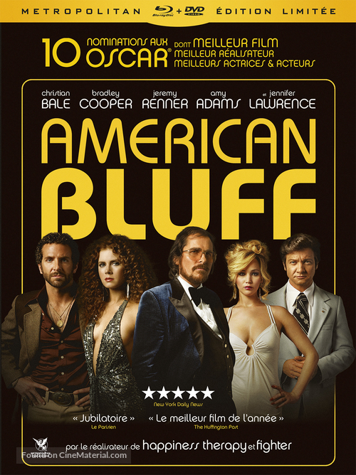 American Hustle - French Blu-Ray movie cover