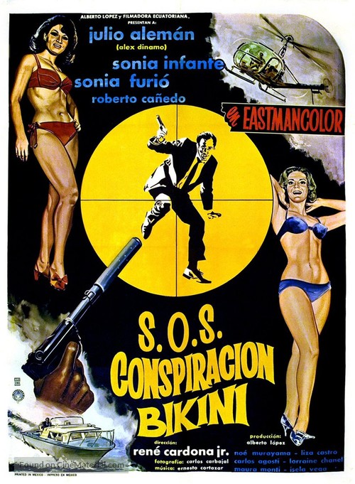 SOS Conspiracion Bikini - Mexican Movie Poster