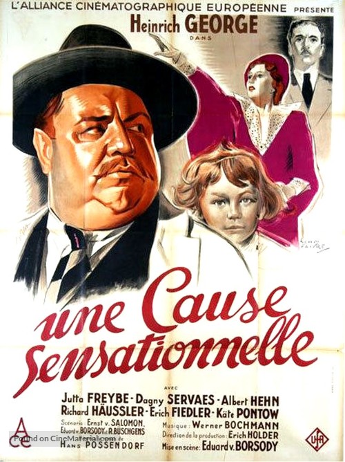 Sensationsprozess Casilla - French Movie Poster