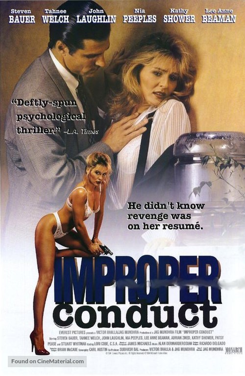 Improper Conduct - VHS movie cover