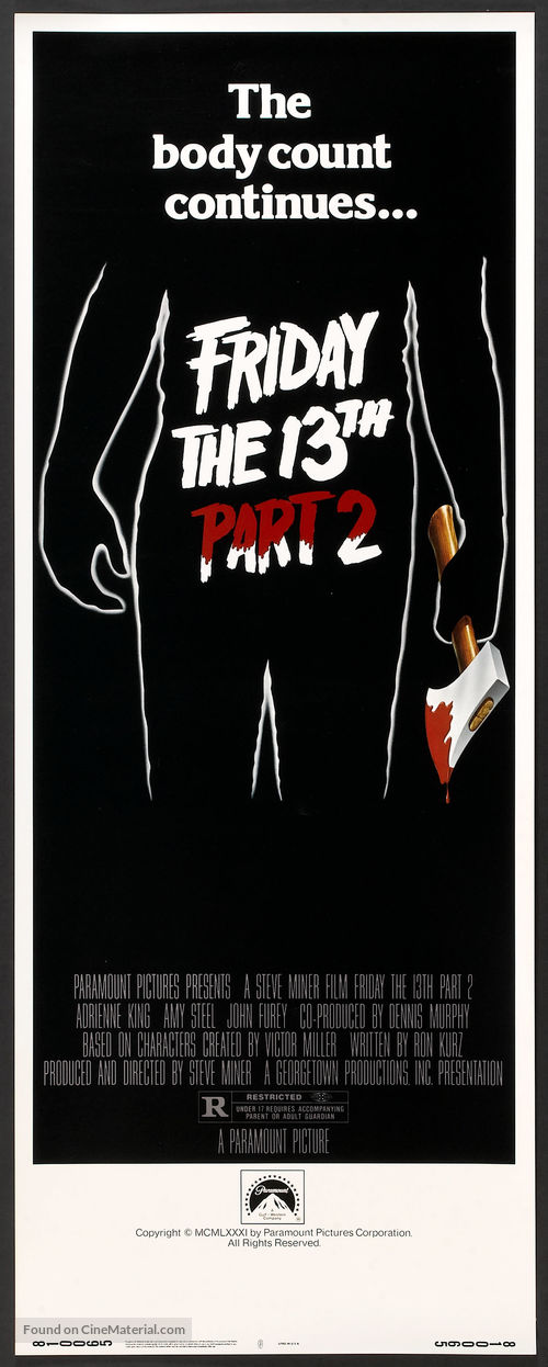 Friday the 13th Part 2 - Movie Poster