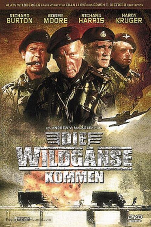 The Wild Geese - German DVD movie cover