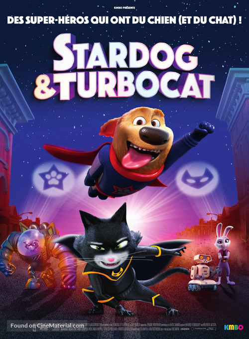 SpaceDog and TurboCat - French Movie Poster