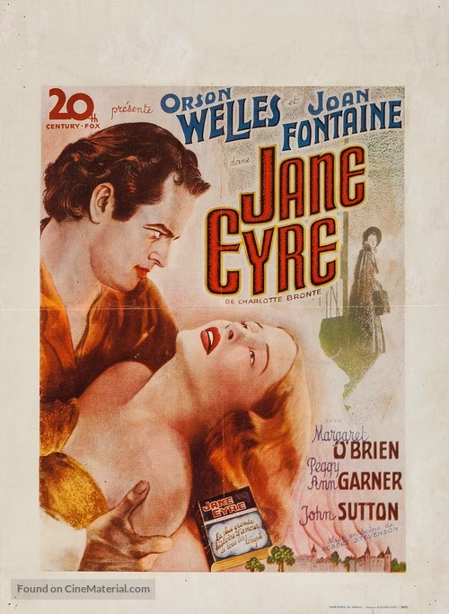 Jane Eyre - Belgian Movie Poster