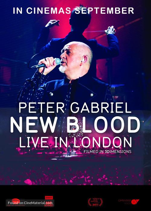 Peter Gabriel: New Blood/Live in London - British Movie Poster