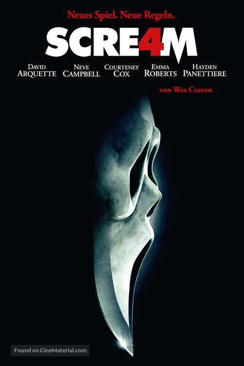 Scream 4 - German Movie Cover