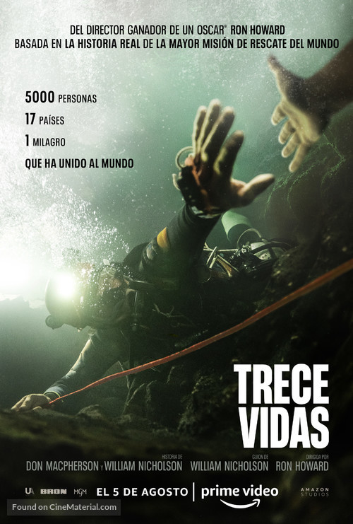 Thirteen Lives - Spanish Movie Poster