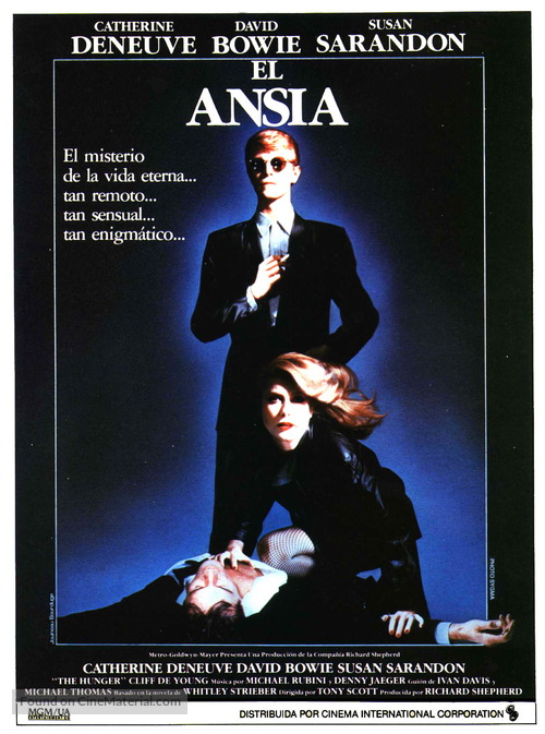 The Hunger - Spanish Movie Poster