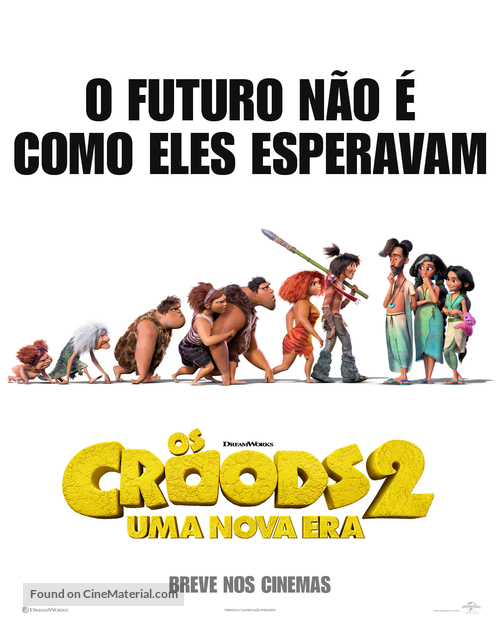 The Croods: A New Age - Brazilian Movie Poster