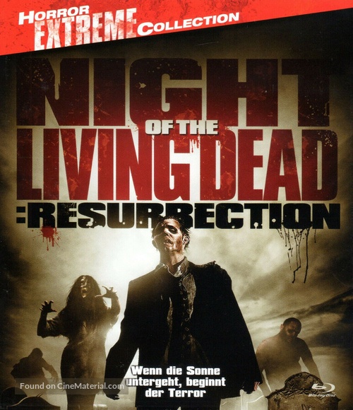 Night of the Living Dead: Resurrection - German Blu-Ray movie cover