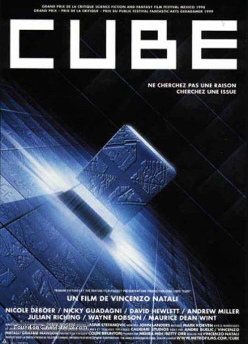 Cube - French poster