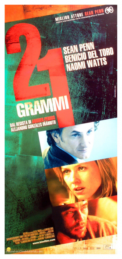 21 Grams - Italian Movie Poster