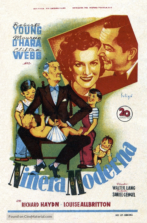 Sitting Pretty - Spanish Movie Poster