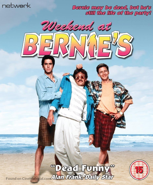 Weekend at Bernie&#039;s - British Blu-Ray movie cover