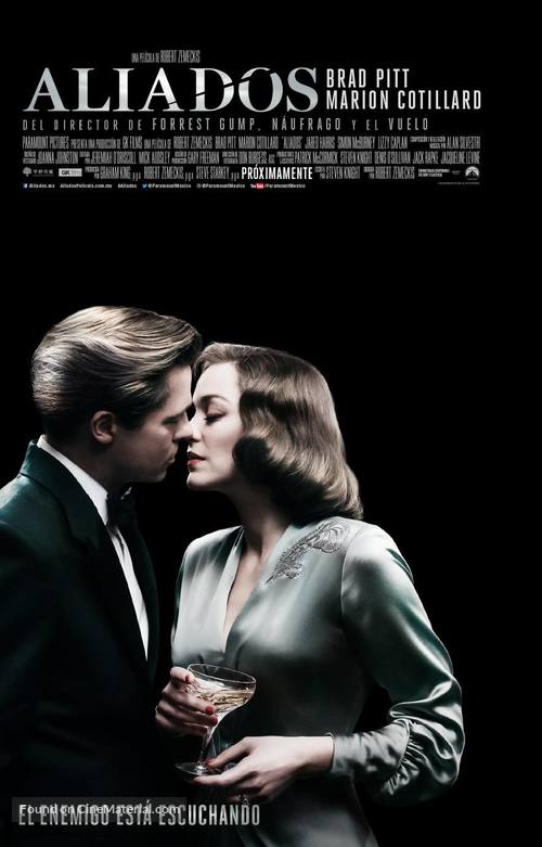 Allied - Mexican Movie Poster