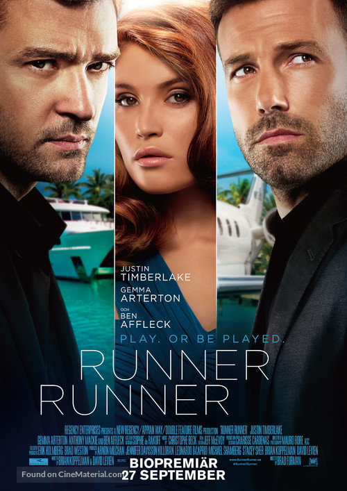 Runner, Runner - Swedish Movie Poster