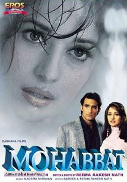 Mohabbat - Indian DVD movie cover