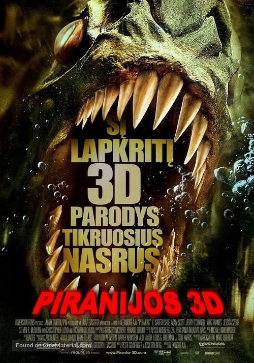 Piranha - Lithuanian Movie Poster