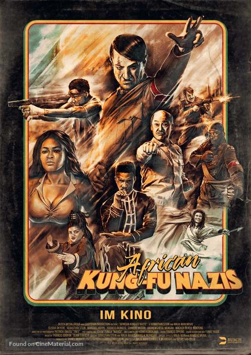 African Kung-Fu Nazis - German Movie Poster