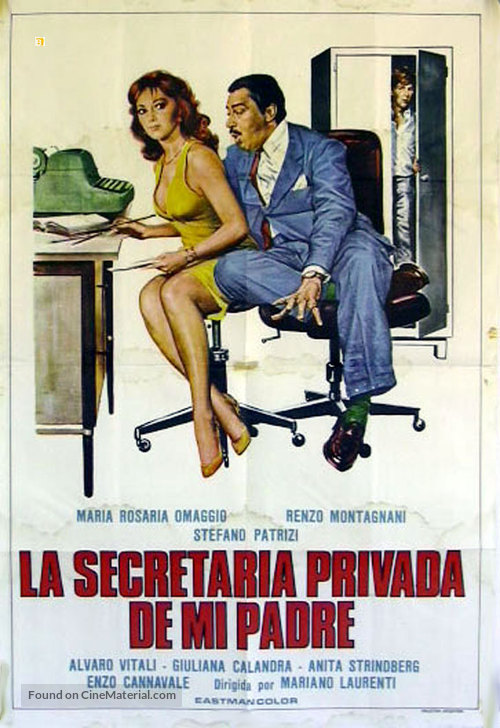 La segretaria privata di mio padre - Spanish Movie Poster