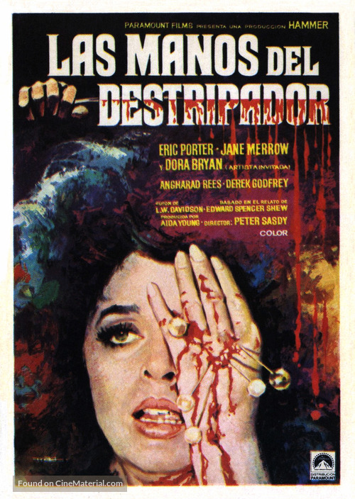 Hands of the Ripper - Spanish Movie Poster