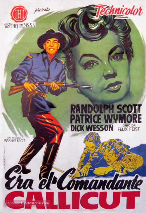 The Man Behind the Gun - Spanish Movie Poster