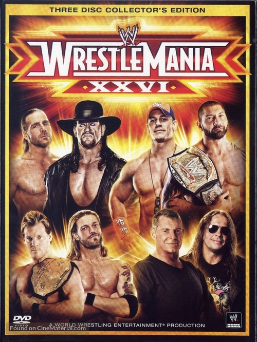 WWE WrestleMania XXVI - DVD movie cover