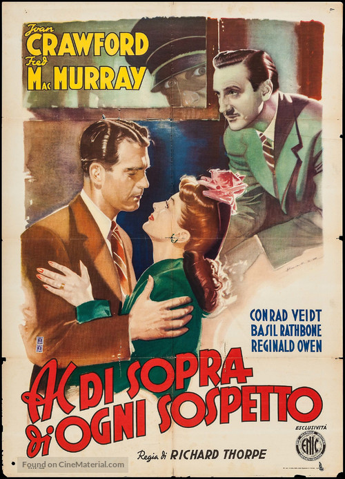 Above Suspicion - Italian Movie Poster
