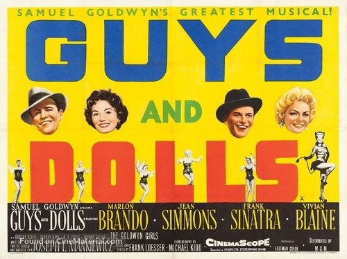Guys and Dolls - British Movie Poster