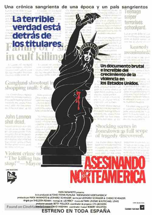 The Killing of America - Spanish Movie Poster