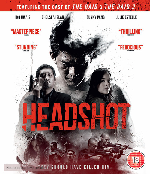 Headshot - British Blu-Ray movie cover