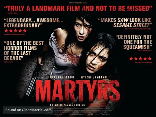 Martyrs - British Movie Poster