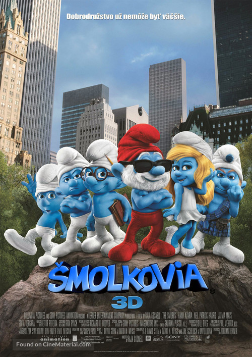 The Smurfs - Slovak Movie Poster