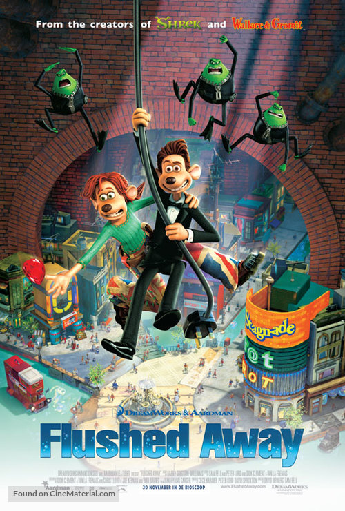 Flushed Away - Dutch Movie Poster
