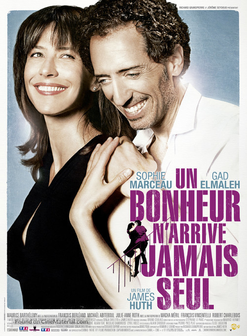 Un bonheur n&#039;arrive jamais seul - French Movie Poster